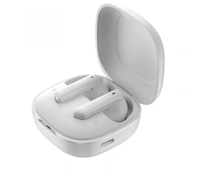 QCY HT05 Melobuds ANC TWS White Dual Driver 6-Mic Noise Cancel. True Wireless Earbuds - 10mm Drivers