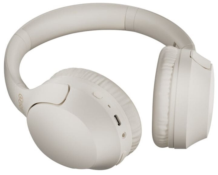 QCY H2 Pro Headset White V5.3 Bluetooth ENC Call Noise Cancelling Headphones 60H Multipoint Connect