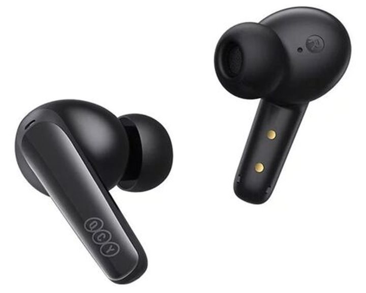 QCY T13X TWS Black - 30 hour battery True Wireless in-ear earbuds - Quick Charge 380mAh Gaming 0,068