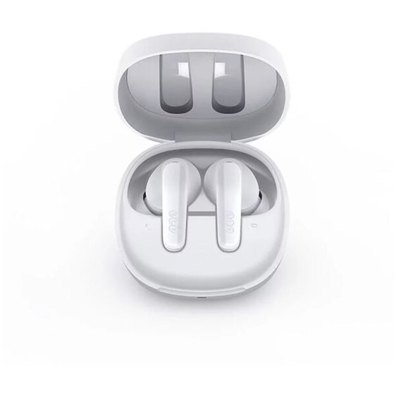 QCY T13X TWS White - 30 hour battery True Wireless  in-ear earbuds Quick Charge 380mAh Gaming 0,068s