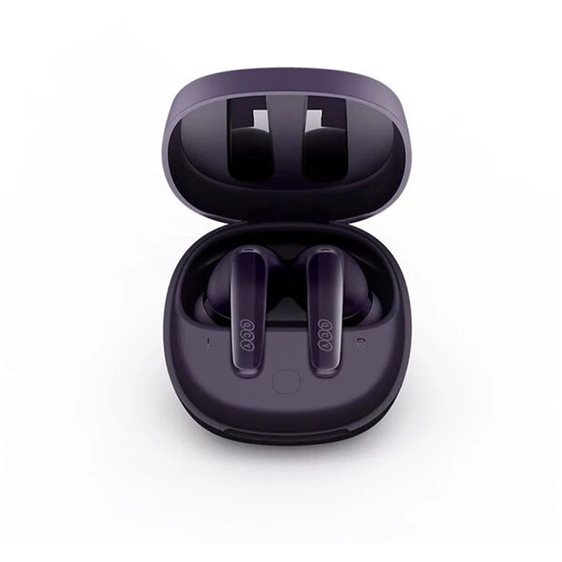 QCY T13X TWS Purple - 30 hour battery True Wireless in-ear earbuds Quick Charge 380mAh Gaming 0,068s