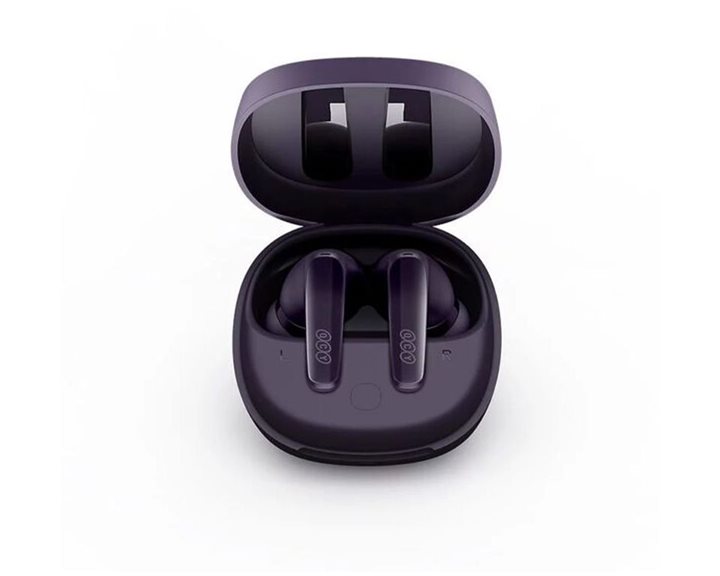 QCY T13X TWS Purple - 30 Hour Battery - True Wireless In-Ear Earbuds - Quick Charge 380mAh