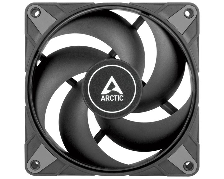 ARCTIC P12 Max (Black) - 120mm Case Fan - dual ball bearing - max 3300 RPM - PWM regulated