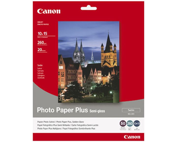 Χαρτί Φωτογραφικό Canon Semi-Gloss 10x15 260gr 5φ