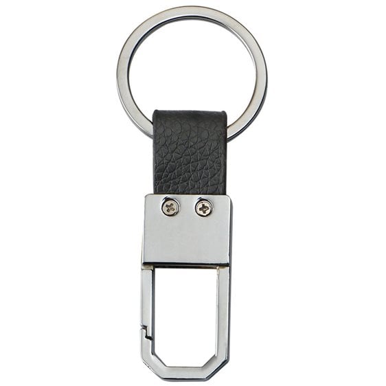 Icon Μπρελόκ Μεταλλικό Δερματίνη