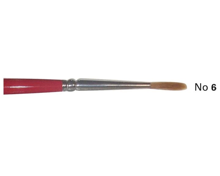 Πινέλο Art Hobby Στρογγυλό Τρίχα Βοδιού S302 Νο 6