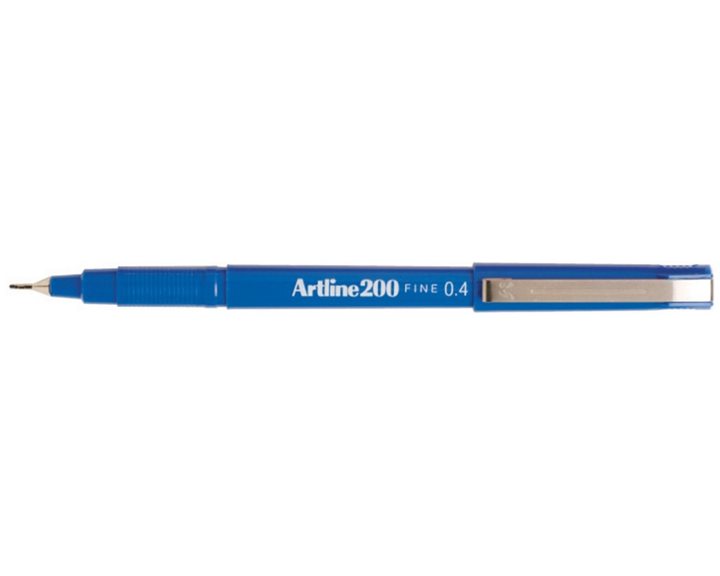 Μαρκαδόρος Artline Ek-200n Γραφής 0,4mm Μπλε