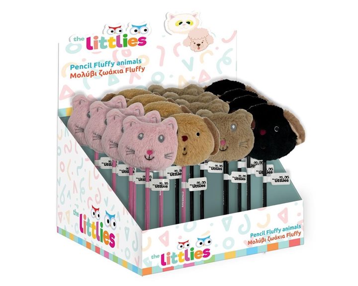 Μολύβι Pom Pom The Littlies Fluffy Ζωάκια 647011