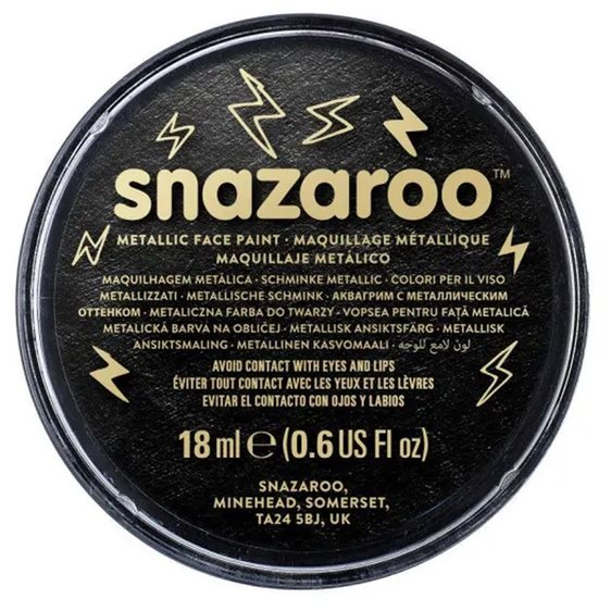 Snazaroo 18ml Κρέμα Face Painting Electric Black