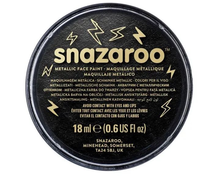 Snazaroo 18ml Κρέμα Face Painting Electric Black