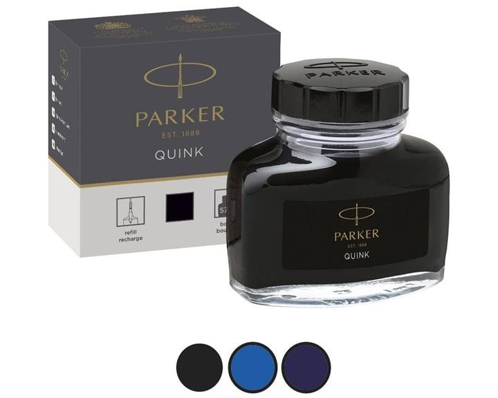 Parker Quink Ανταλλακτικό Μελάνι 57ml Bottles Blue