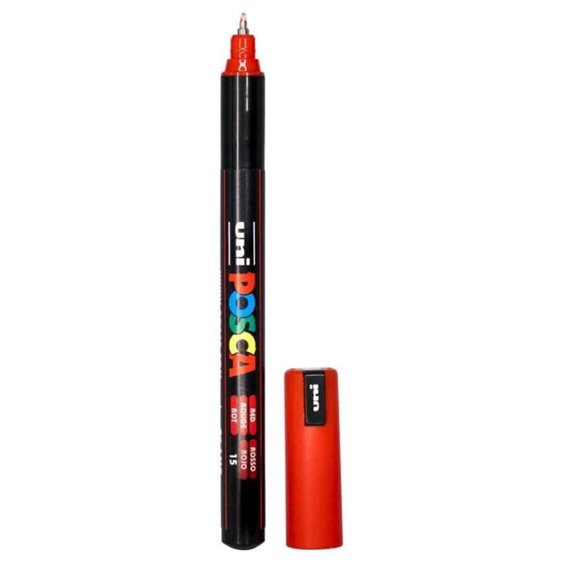 Μαρκαδόρος Uni Posca PC-1MR Κόκκινο