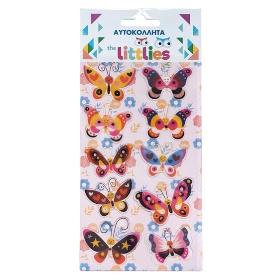 ΑυτοκολληταThe Littles Ππεταλουδες 10χ22cm 000646965