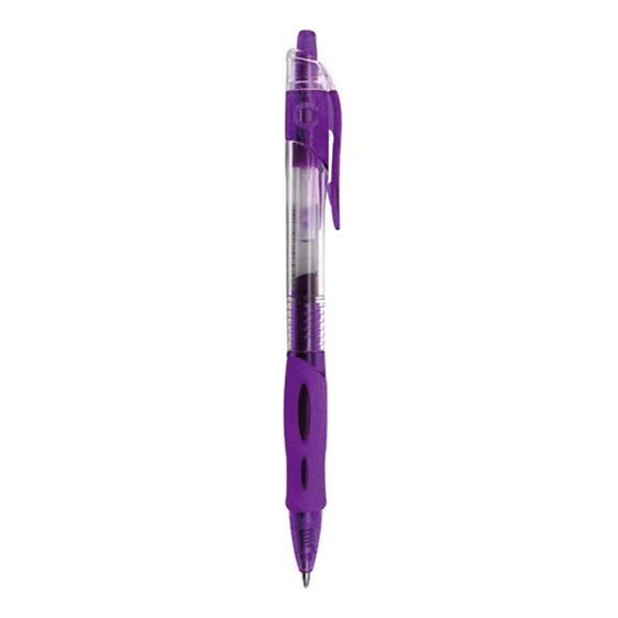 Στυλό με Κουμπί M&G Gel 0.7 AGP12371 Purple