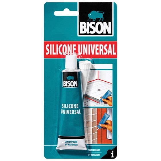 Κόλλα Bison Σιλικόνης Λευκή 60ml