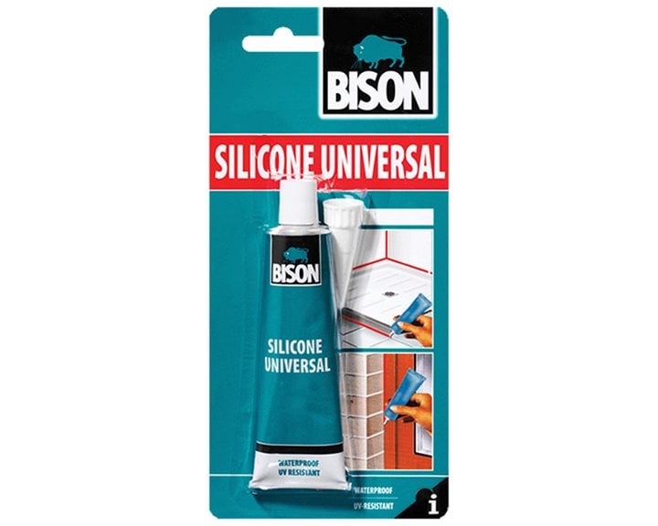 Κόλλα Bison Σιλικόνης Λευκή 60ml