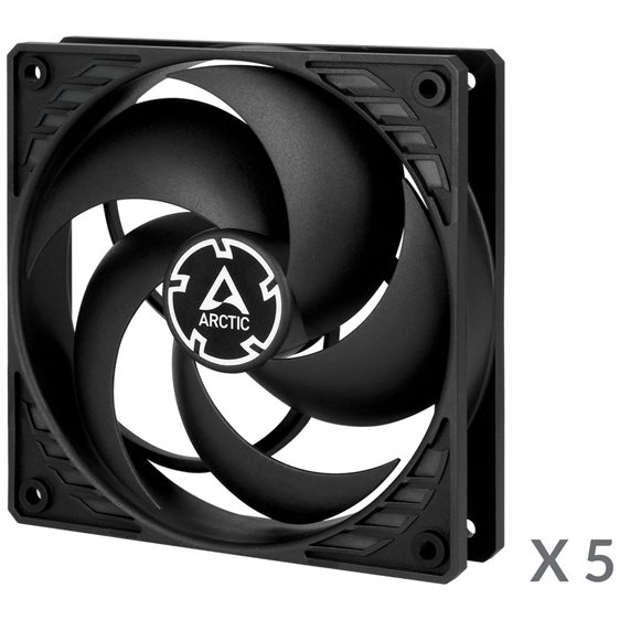 Arctic P12 Case Fan - 120mm Case Fan Low Noise - Pack Of 5pcs