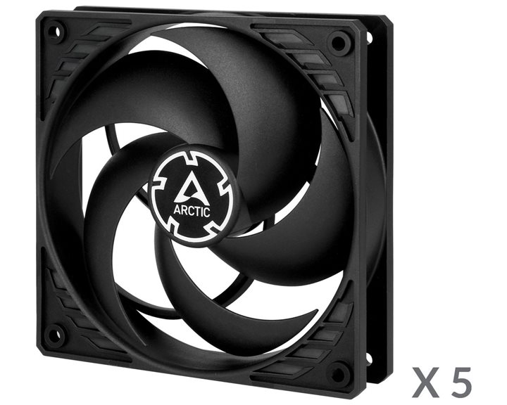 Arctic P12 Case Fan - 120mm Case Fan Low Noise - Pack Of 5pcs