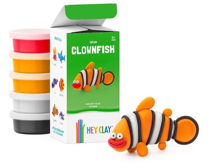 Κατασκευές Με Πηλό Hey Clay Clownfish 3+