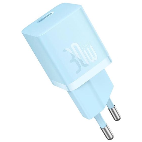 Baseus Mini wall charger GaN5 30W (blue) (CCGN070603) (BASCCGN070603)
