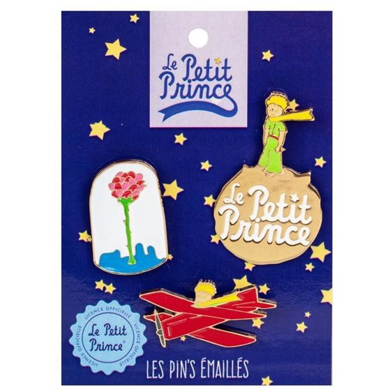 Enesco Σετ 3 Καρφίτσες Le Petit Prince Nuit