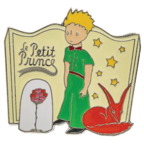 Enesco Μαγνητάκι με Μεταλλικό Κλιπ Le Petit Prince Livre