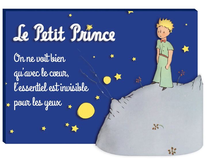Enesco Μαγνητάκι με Πήλινο Διακοσμητικό Le Petit Prince Nuit Etoilee
