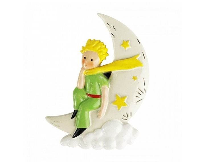 Enesco Μαγνητάκι με Πήλινο Διακοσμητικό Le Petit Prince Lune