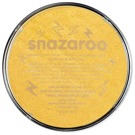 Snazaroo 18 ml Κρέμα Face Painting Electric Gold