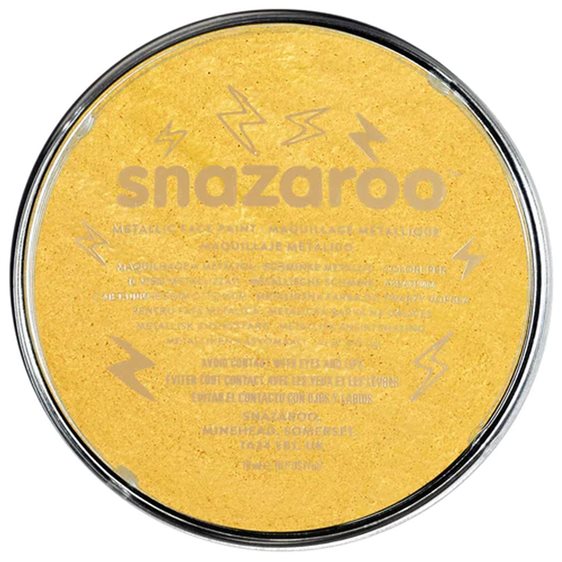 Snazaroo 18ml Κρέμα Face Painting Electric Gold