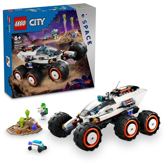 Lego City Διαστημικό Ερευνητικό Ρόβερ Και Εξωγήινη Ζωή 60431