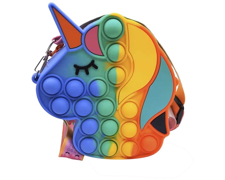 Icon Τσαντάκι Anti-Stress Unicorn 2 Fancy Πολύχρωμο