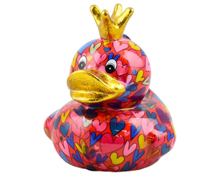 Κουμπαράς Pommepidou Πήλινος Παπάκι Ducky Medium
