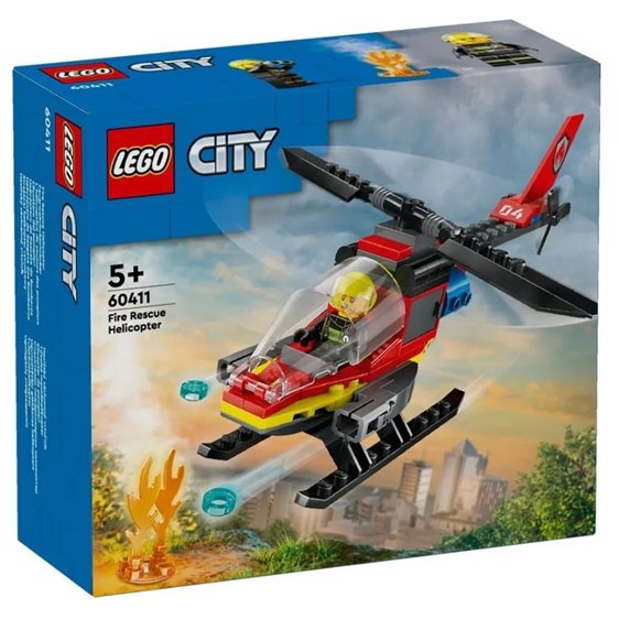 LEGO City Πυροσβεστικό Ελικόπτερο Διάσωσης 60411