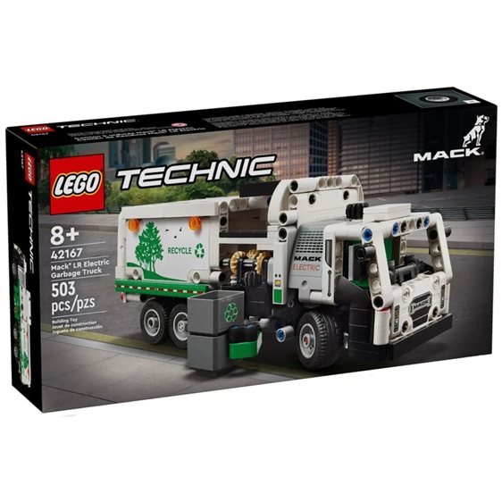 Lego Technic Mack Lr Electric Απορριμματοφόρο 42167