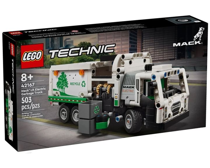 Lego Technic Mack Lr Electric Απορριμματοφόρο 42167