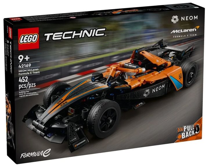 LEGO Technic Neom McLaren Formula E Race Car 42169