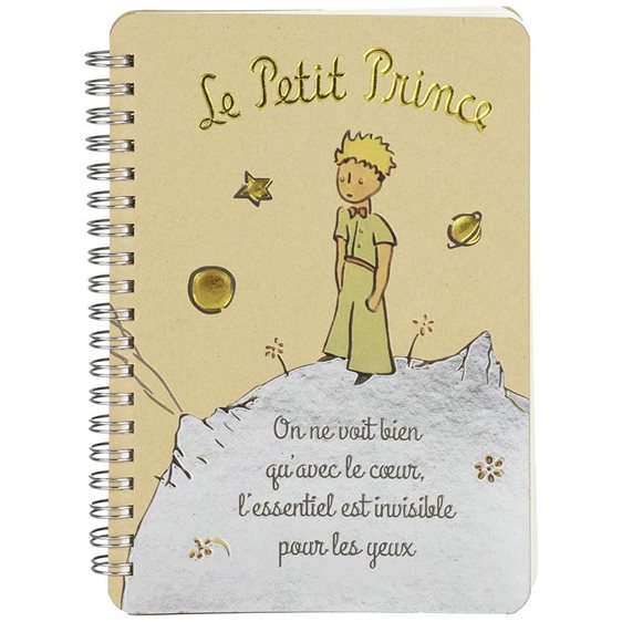 Enesco Σημειωματάριο Σπιράλ 12.5x17.5 Le Petit Prince Nuit Etoiles