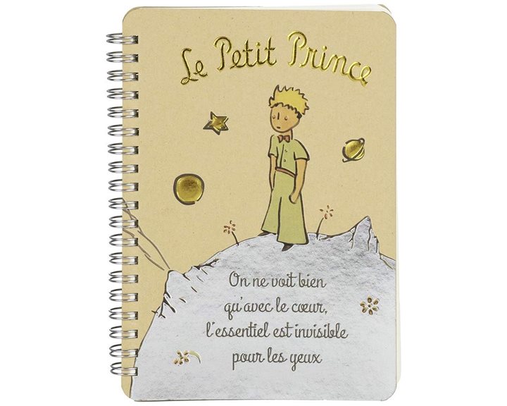Enesco Σημειωματάριο Σπιράλ 12.5x17.5 Le Petit Prince Nuit Etoiles