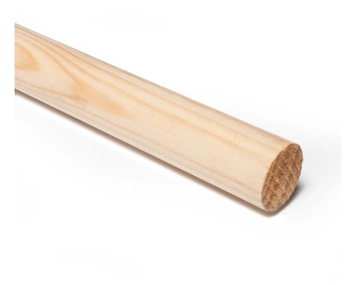 Στρογγυλή Ξύλινη Καβίλια 100cm - Φ6mm