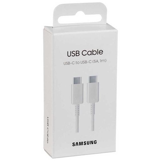 Samsung Datacable USB-C to USB-C 1m 5Α  White Blister