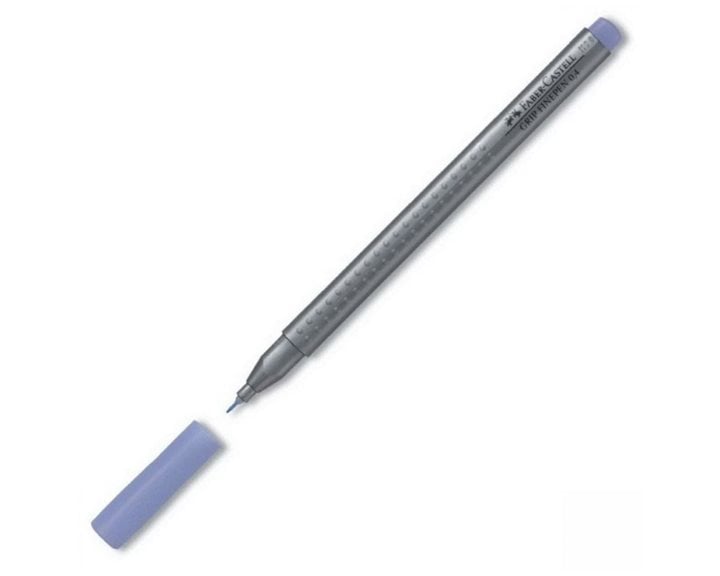 Μαρκαδόρος Faber-Castell Grip Finepen 0.4 Γκρι