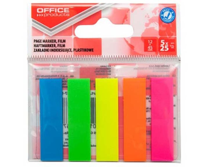 Σελιδοδείκτες Office Ass Colors PP 12X45mm