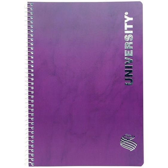 Τετράδιο Σπιράλ Α4 University Silver Foil 2Θ 100Φ Νο 9112