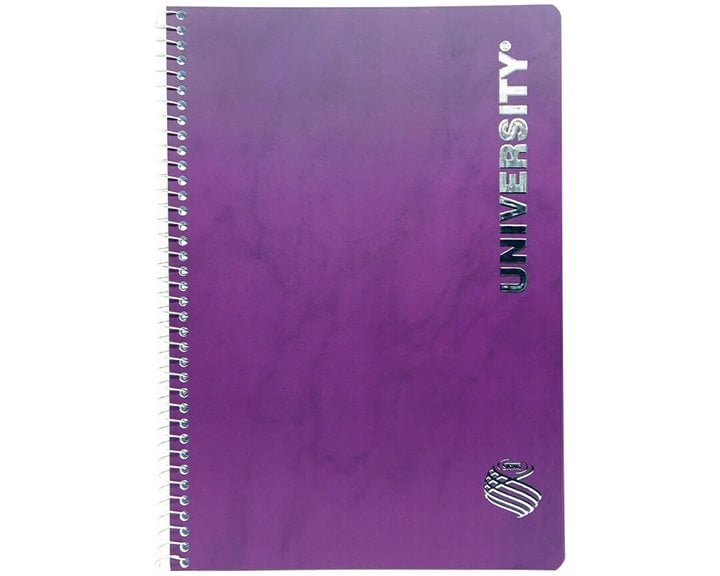 Τετράδιο Σπιράλ Α4 University Silver Foil 2Θ 100Φ Νο 9112