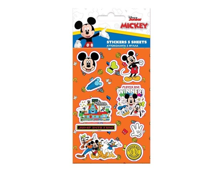 Αυτοκολλητα Mickey 8x12 5Φυλλ 000563890
