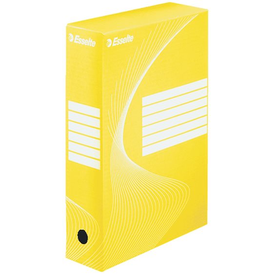 Esselte Κουτί Αρχειοθέτησης Standard 80x352x250 Κίτρινο 128413