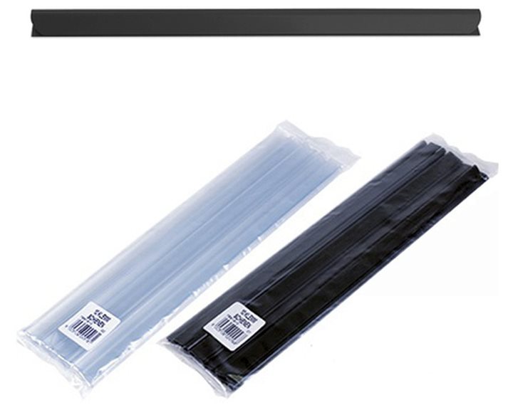 Ράχες Βιβλιοδεσίας PVC 4mm 40φ. Μαύρο 10τμχ