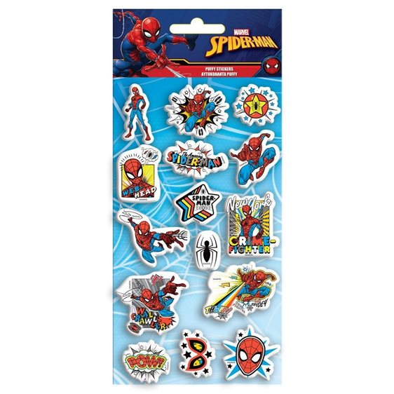 Αυτοκόλλητα Puffy 10x22εκ Spider-Man