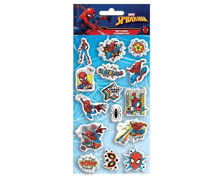 Αυτοκόλλητα Puffy 10x22εκ Spider-Man